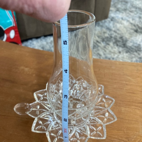 Vintage Small Federal Glass Mini Hurricane Fairy Lamp - Picture 15 of 15